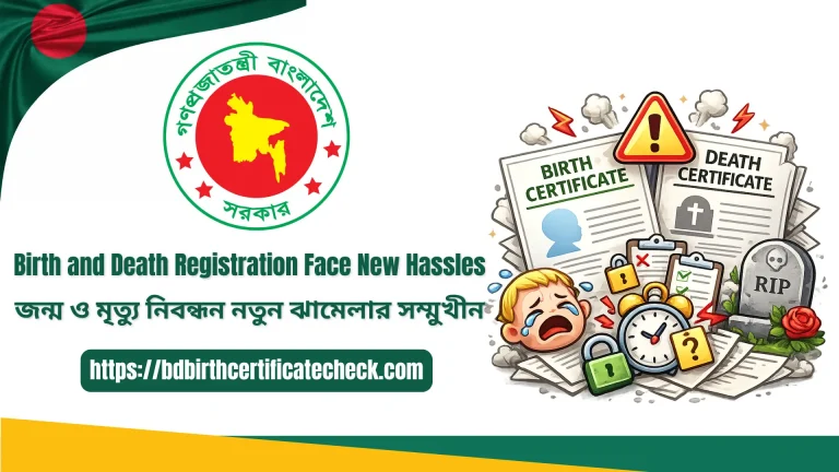 Birth and Death Registration Face New Hassles