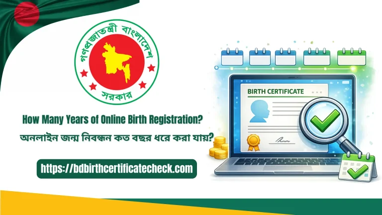 How Many Years of Online Birth Registration?