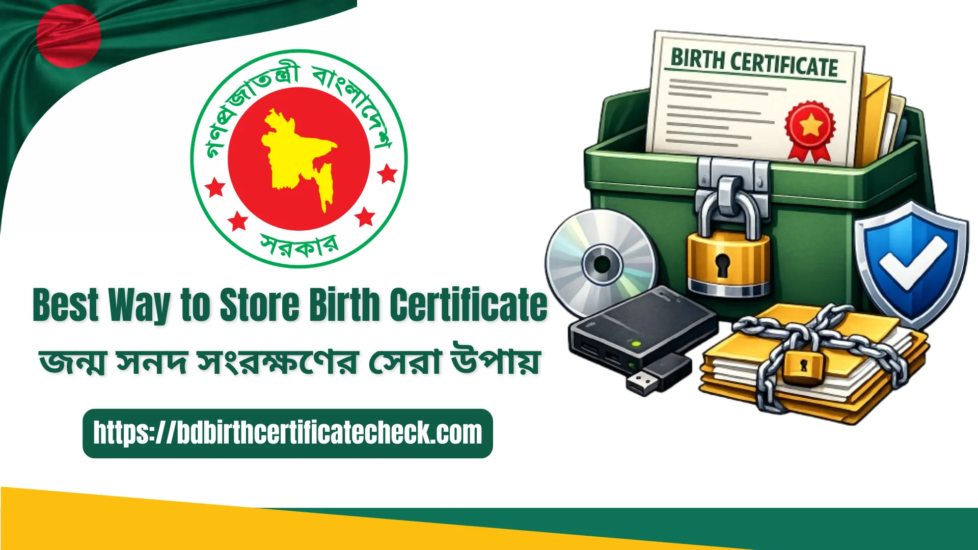 Best Way to Store Birth Certificate
