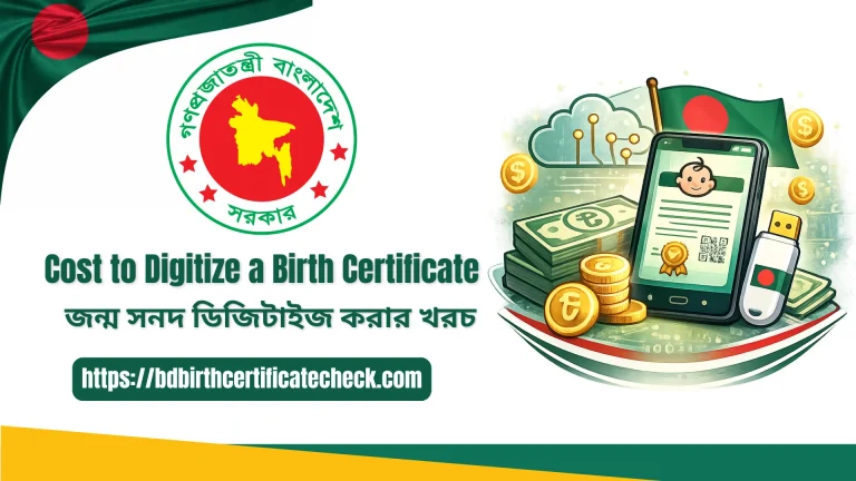 Cost to Digitize a Birth Certificate