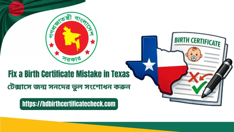 Fix a Birth Certificate Mistake in Texas