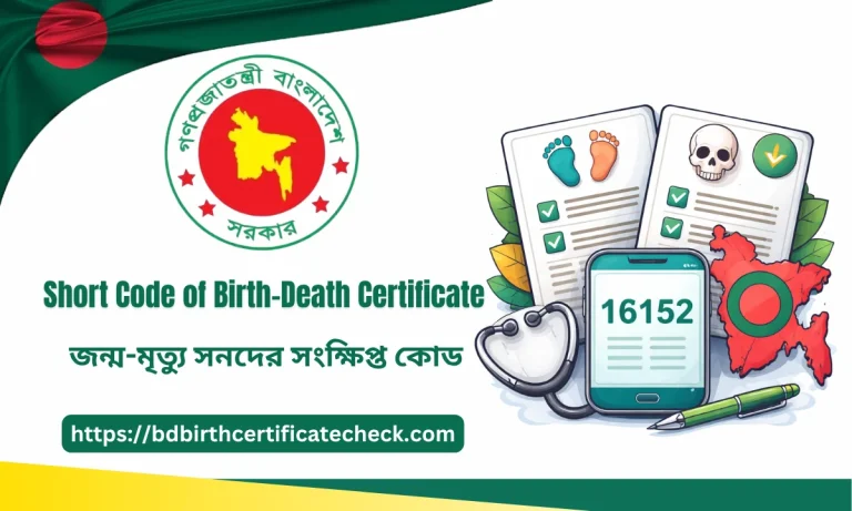 Short Code of Birth-Death Certificate
